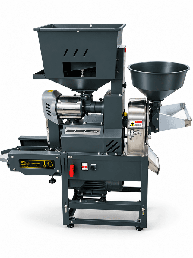 4-in-1 Rice Mill with 5HP Single-Phase Motor